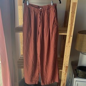 TopShop wide leg linen pants